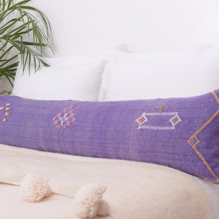 Oversized Purple Cactus Silk Bed