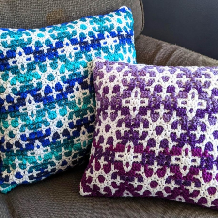Snowflakes Mosaic Crochet Pattern