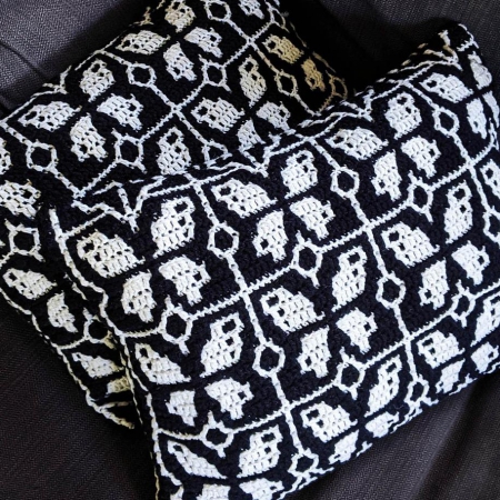 Midnight Monarch Mosaic Crochet
